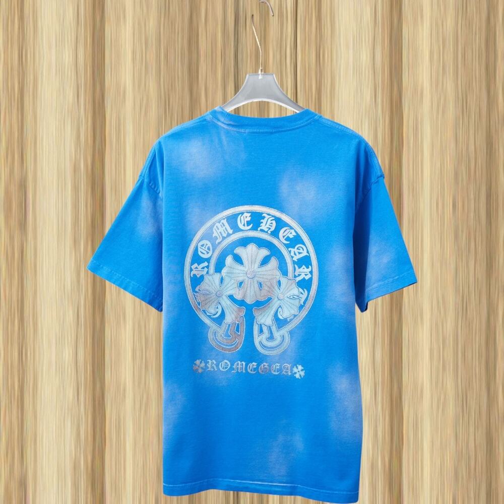 Chrome Hearts Crew Neck Short Sleeve T-Shirt